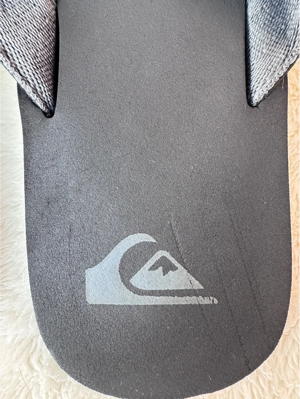 Quiksilver Men’s Black Flip Flop Sandals Casual Beach Summer Shoes
